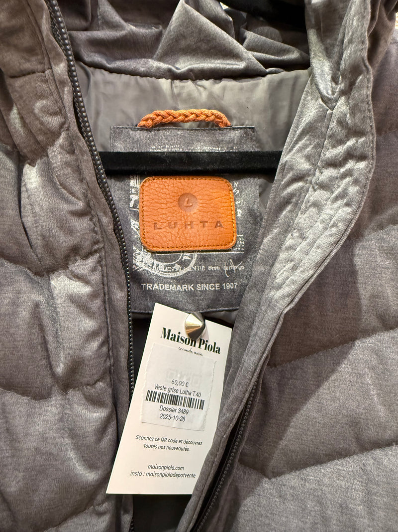 Veste grise Lutha T.40