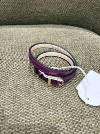 Bracelet en cuir le tanneur violet 13/06