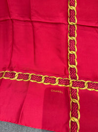 Foulard Chanel rouge TU