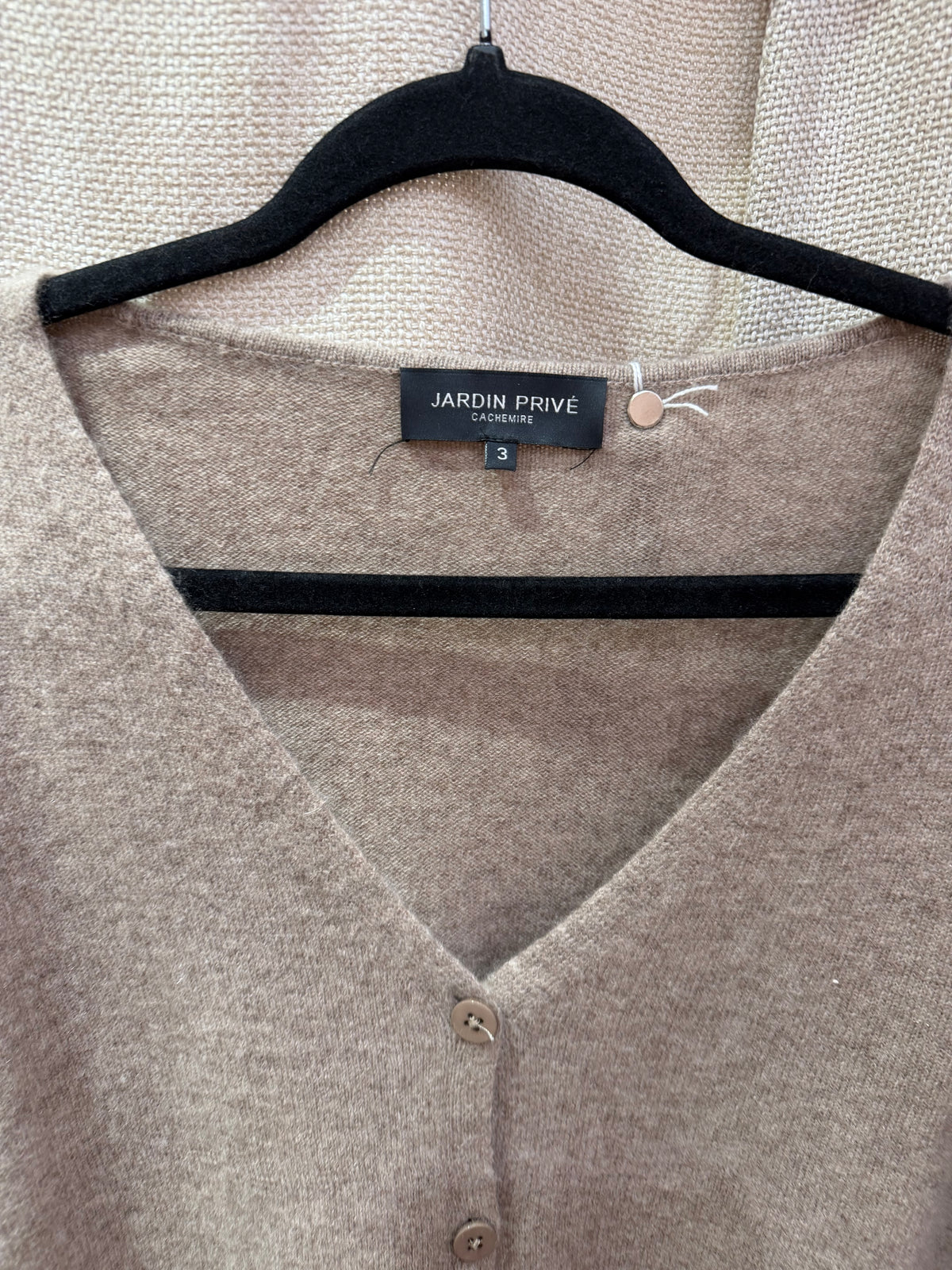 Gilet taupe - Jardin Privé - T.L 10/09