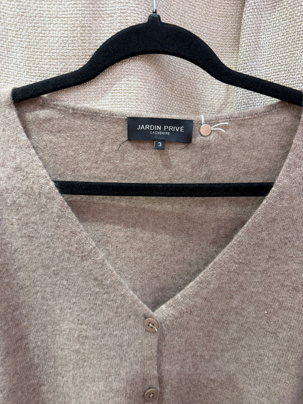 Gilet taupe - Jardin Privé - T.L 10/09