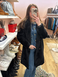 Manteau bleu marine Max Mara T.36