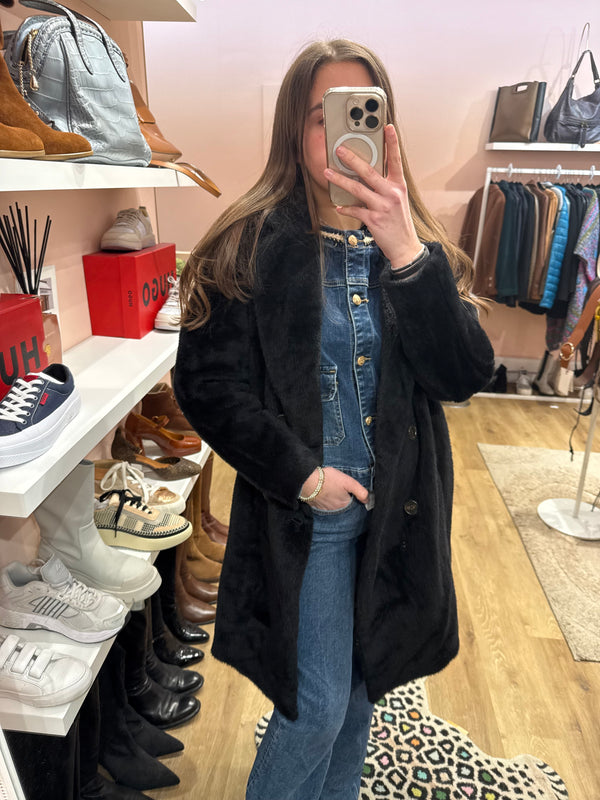 Manteau bleu marine Max Mara T.36
