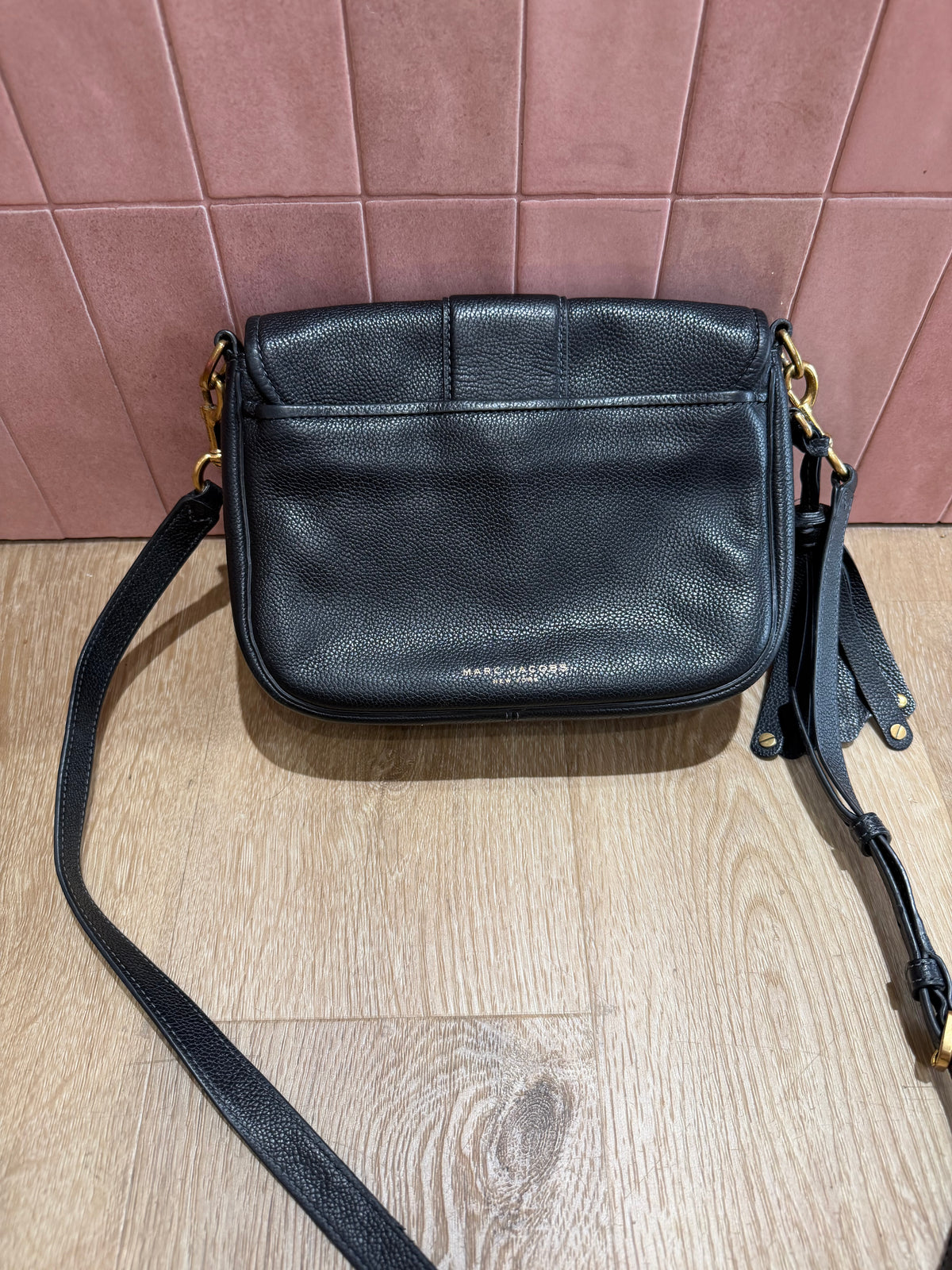 Sac marc Jacobs noir en cuir 06/08
