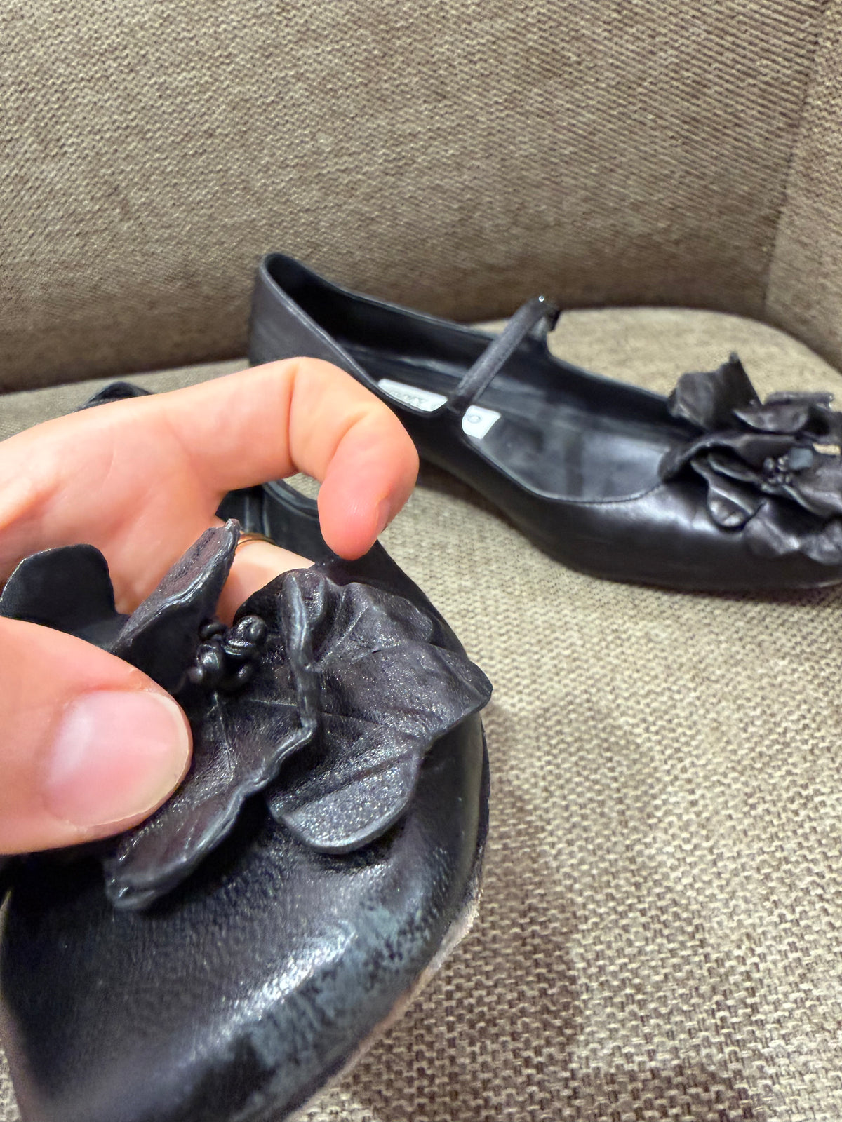 Jimmy Choo - Ballerines noires - T.37 03/09