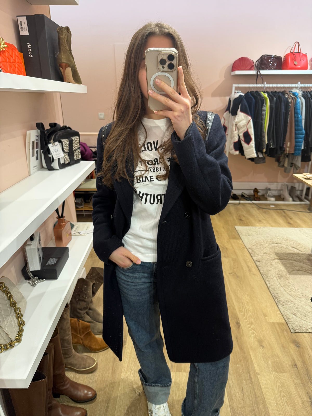 Manteau IKKS Bleu marine T.M