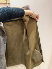 Veste Gérard Darel marron peau T.M