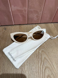 Lunettes de soleil Yves saint Laurent crème