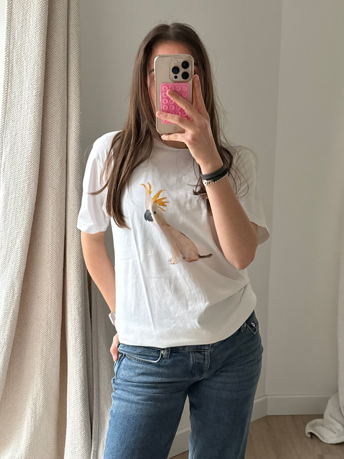 T-shirt Blanc Bask in the Sun - L
