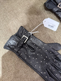 Gants en cuir cloutés The Kooples - T.S 30/09