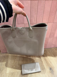 Sac Longchamp + portefeuille en cuir
