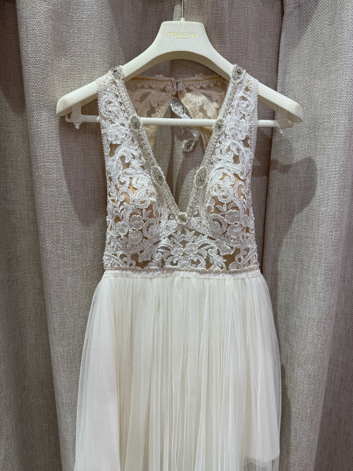 Robe pronovias T.36/38 blanche 10/06