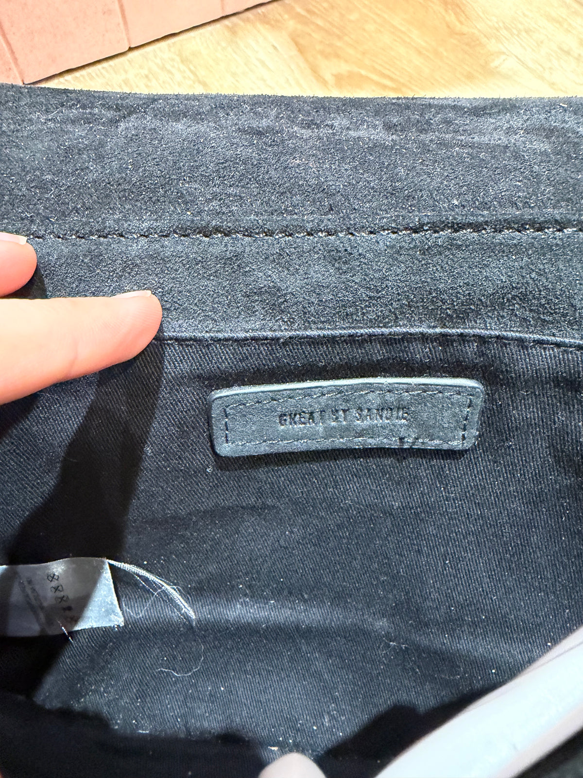Sac noir et gris Great by sandie en cuir 20/10