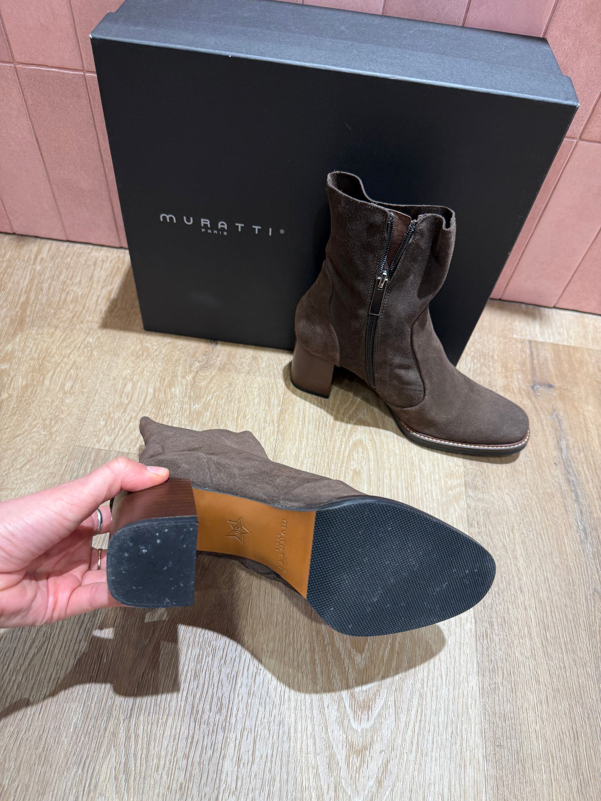 Bottines chocolat Muratti T.36