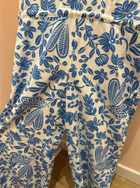 Combinaison bleue blanche Modetrotter