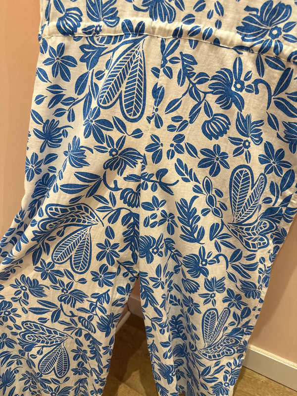 Combinaison bleue blanche Modetrotter