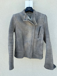 Veste Sandro vrai cuir t.M