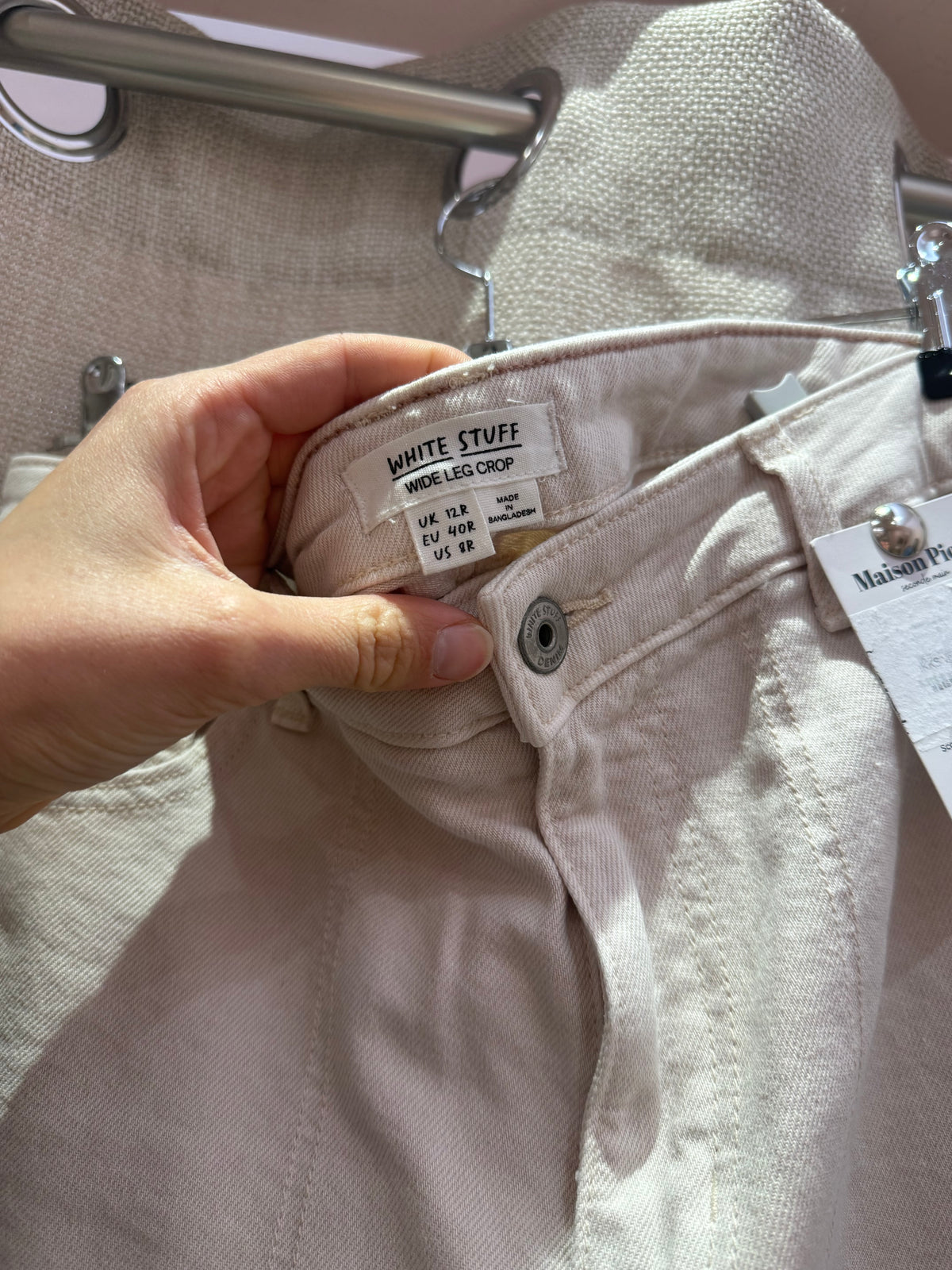 White Stuff Pantalon Beige T.40