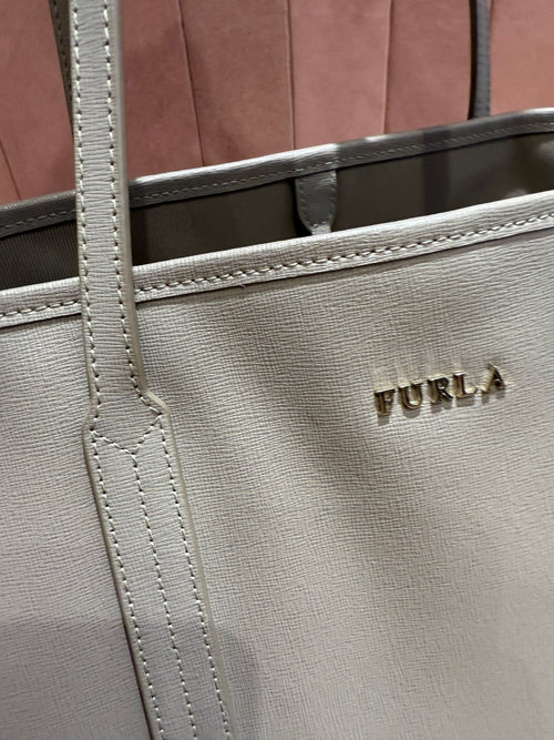 Cabas Furla gris cuir TU