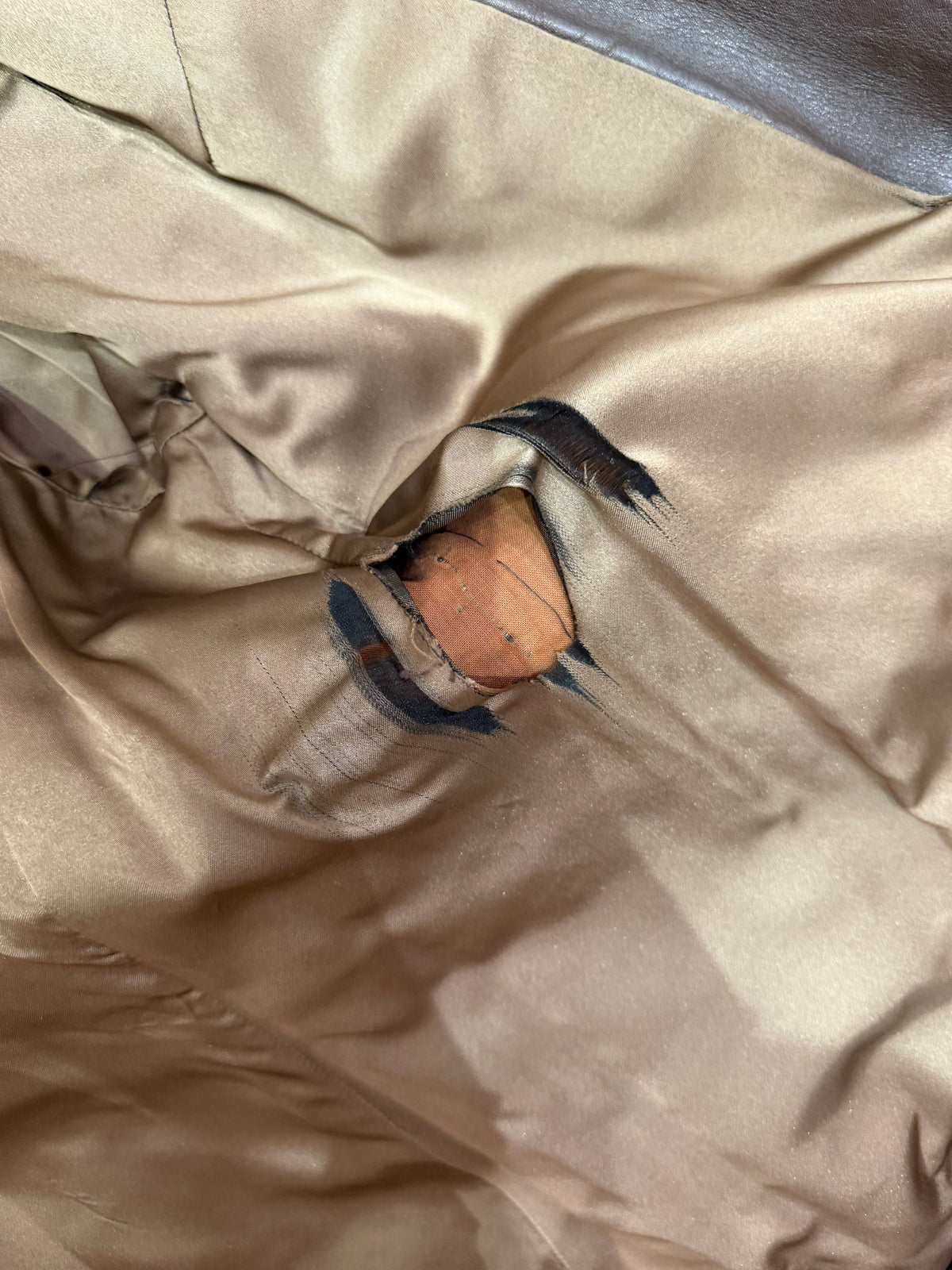 Manteau vraie fourrure t.40 07/08
