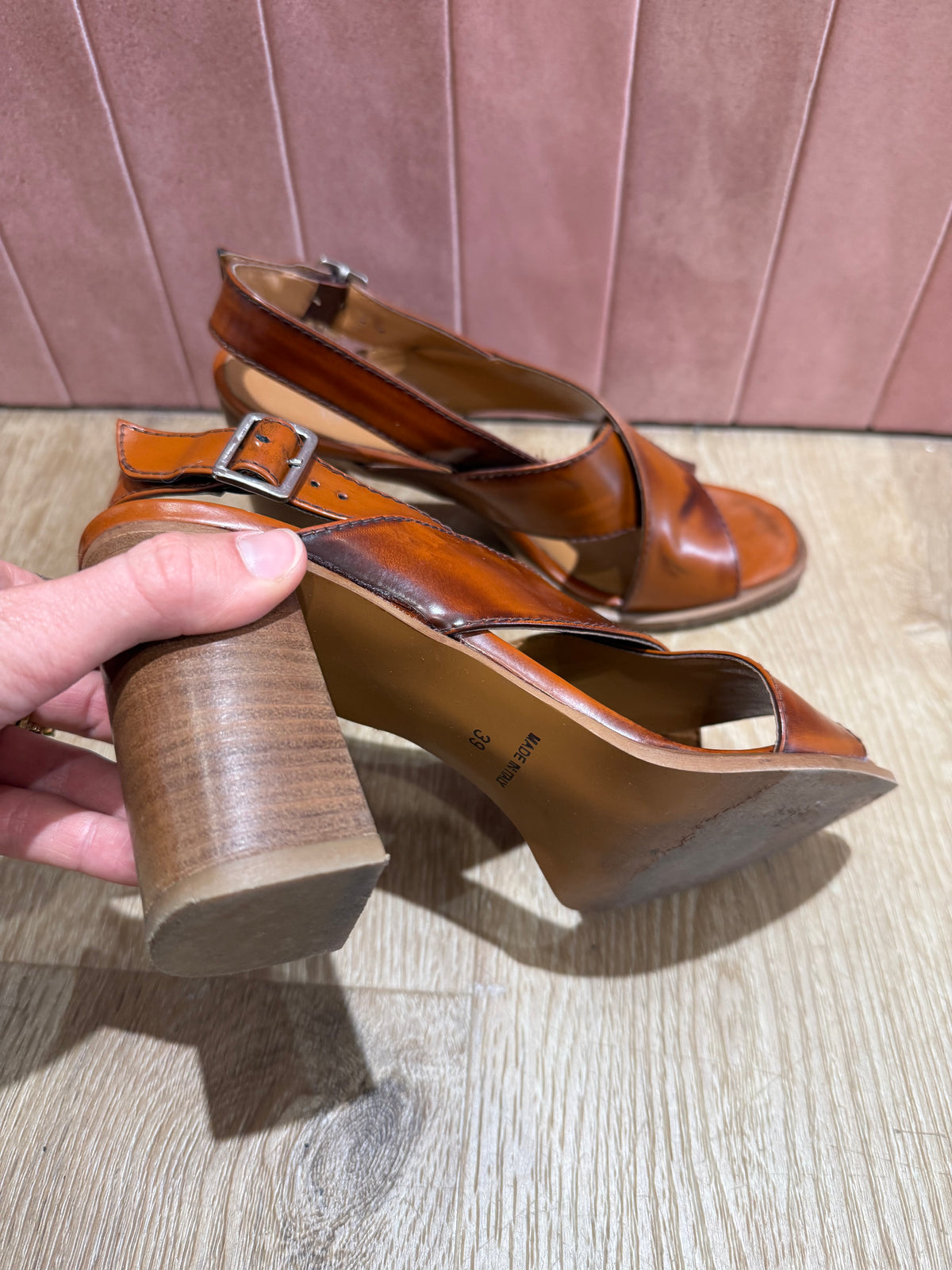 Sandales marron Eden - marron - T.39 29/05