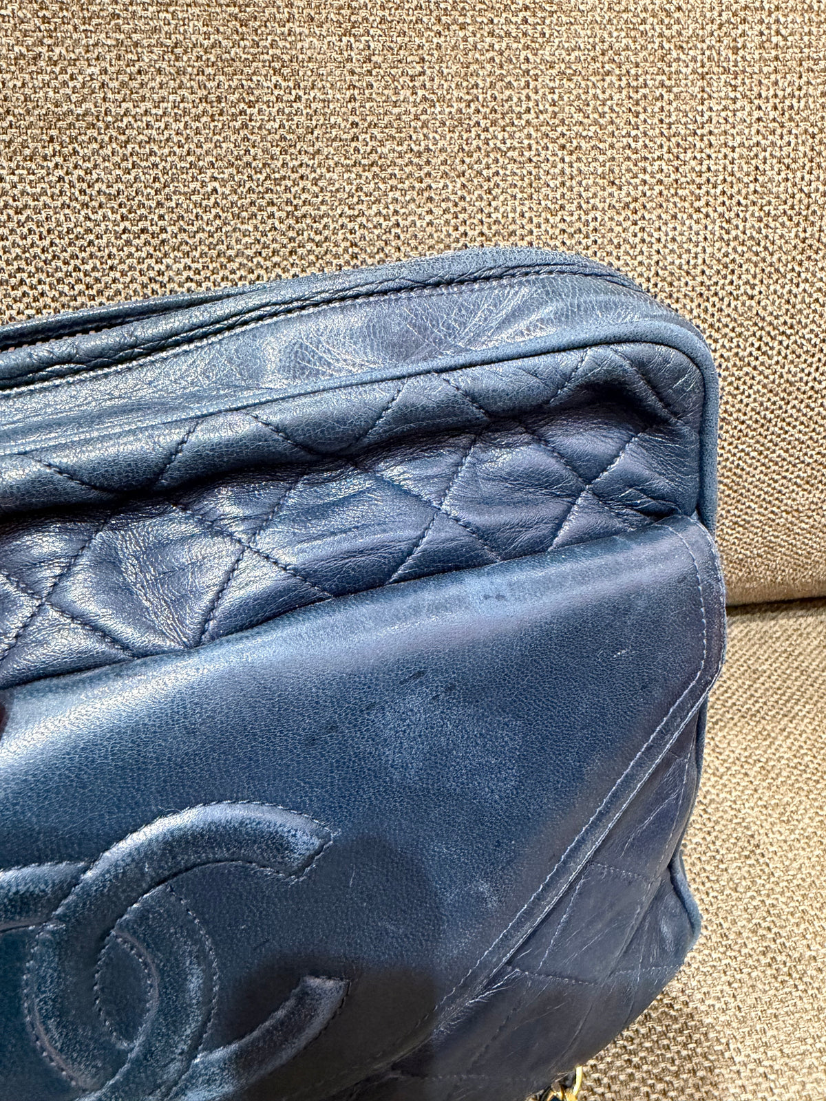 Sac Chanel caméra bleu nuit 23/09