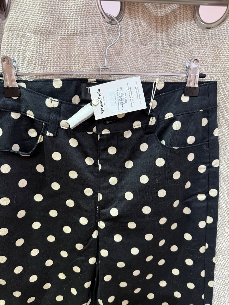 Pantalon noir et blanc Agnès B T.38/40 neuf