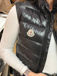 Doudoune noire sans manches Moncler - T.XS (14 ans) 19/10