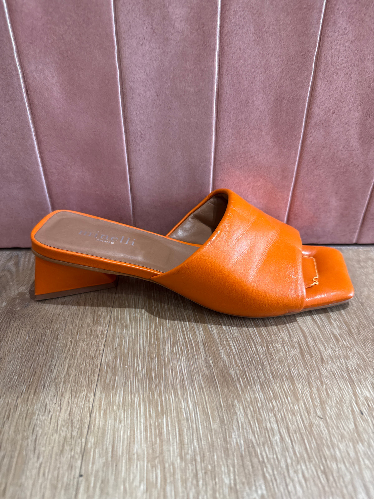 Mules oranges Minelli