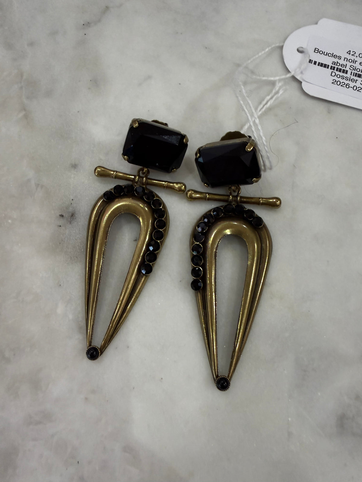 Boucles noir et bronze Julie Sion - TU