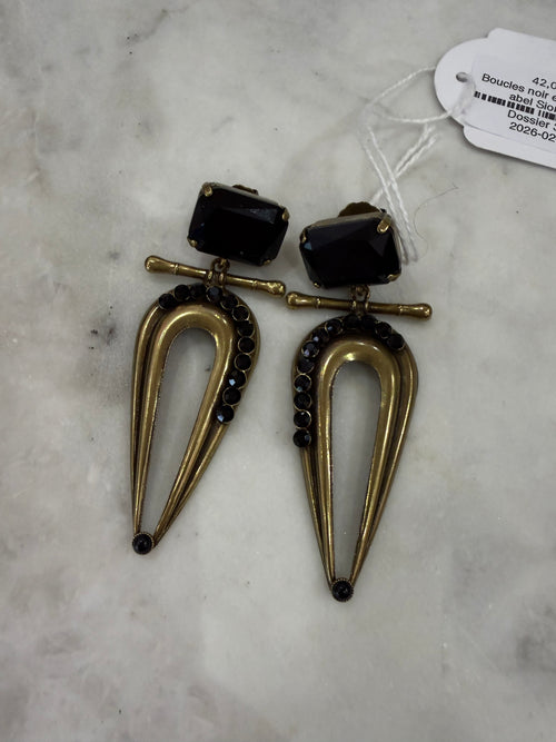 Boucles noir et bronze Julie Sion - TU
