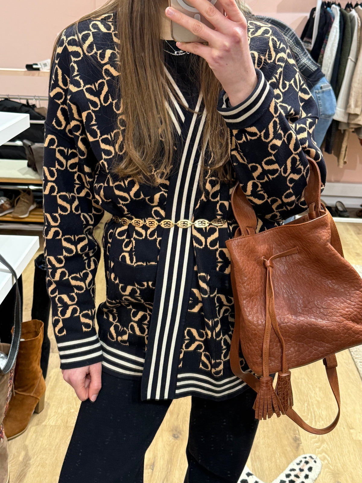 Sac Gérard Darel en cuir marron