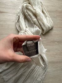 Foulard beige en coton Longchamp