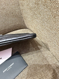 Pochette noire croco Saint Laurent 09/09