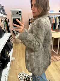 Manteau en vison gris taille 38 26/08