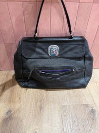 Sac cabas cuir noir Longchamp