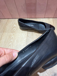 Ballerines noires Chanel - T.36 1/2 13/09