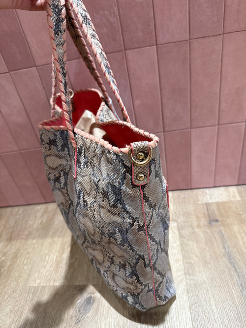 Sac Fracomina beige et rose TU 27/05