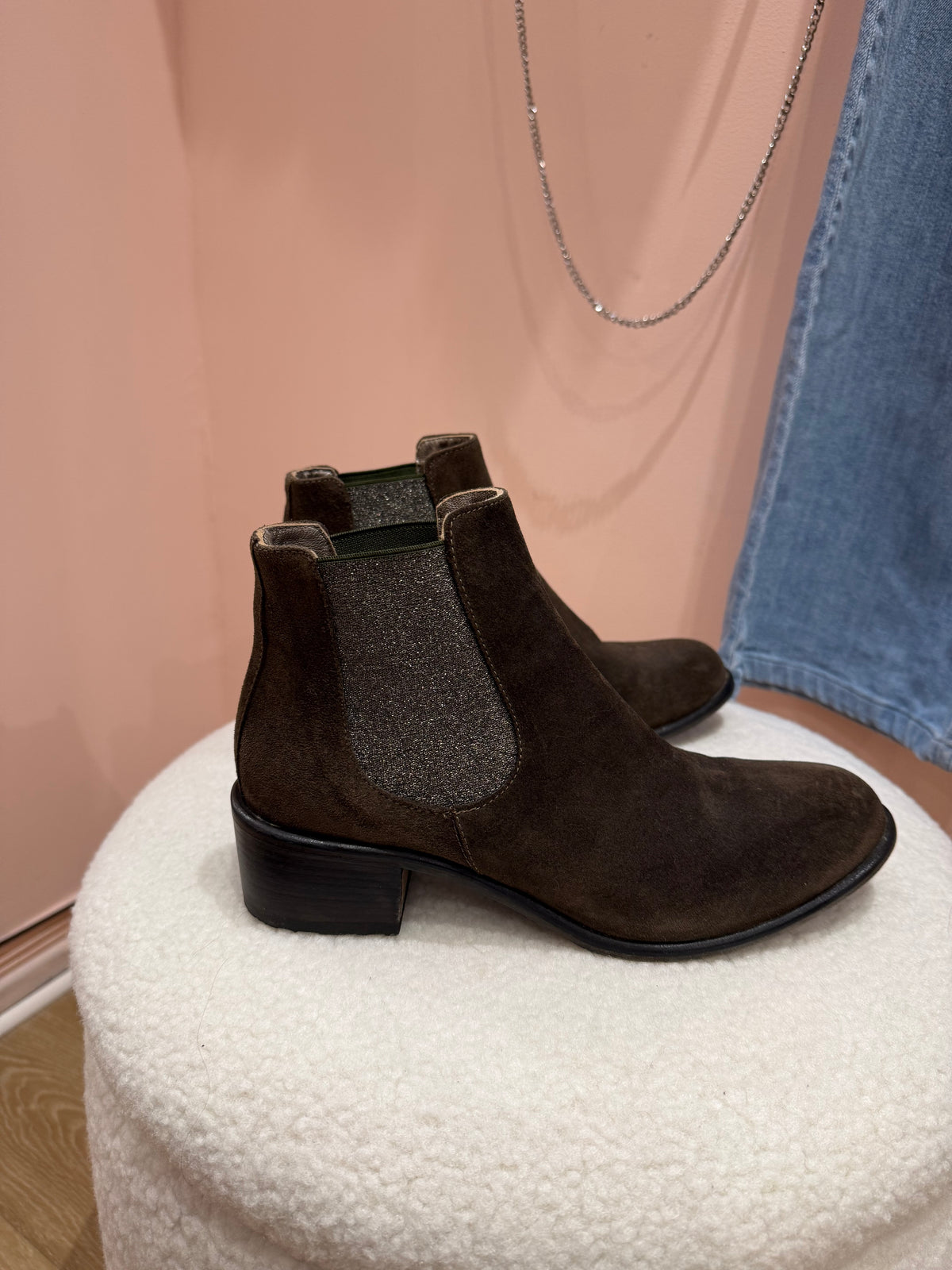 Bottines mimal marron T.39