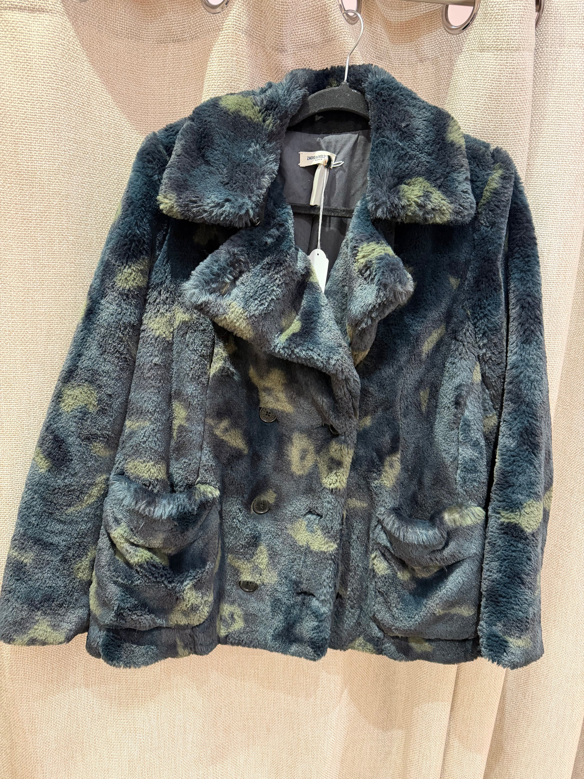 Manteau en fausse fourrure Zadig & voltaire T.L 27/09