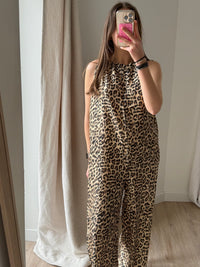 Elise Chalmin Léopard T.42 - Robe longue combinaison