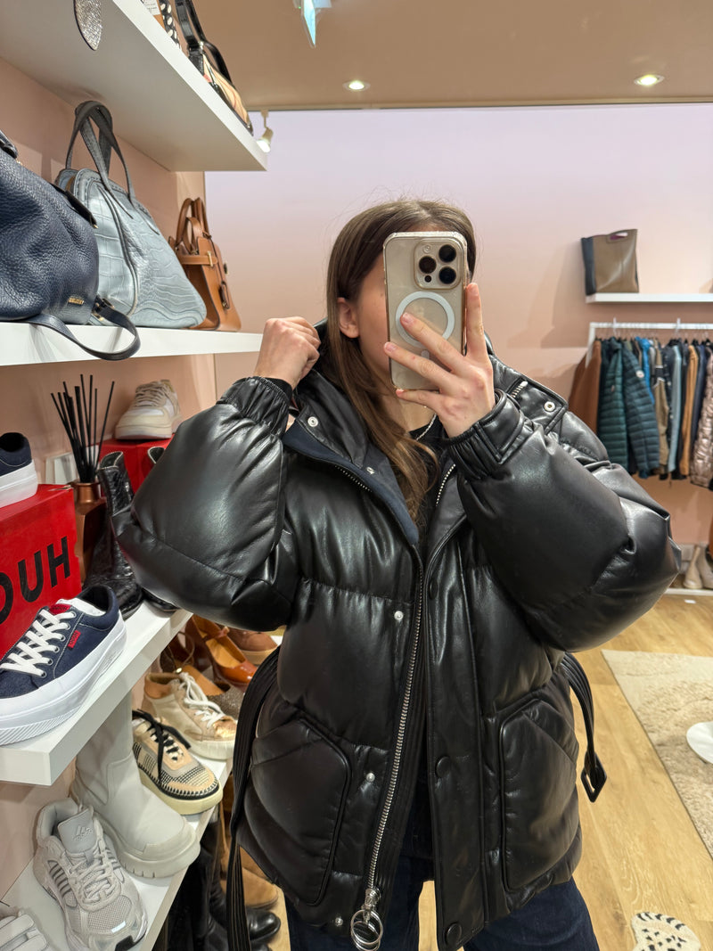 Doudoune simili cuir Ienki Ienki T.S/M