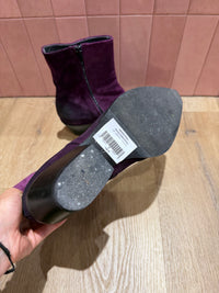 Bottines violettes fru.it Santiag T.38 28/08