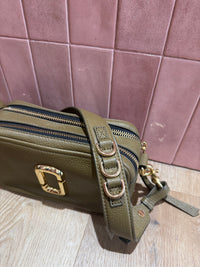 Sac Marc Jacob en cuir kaki 24/07