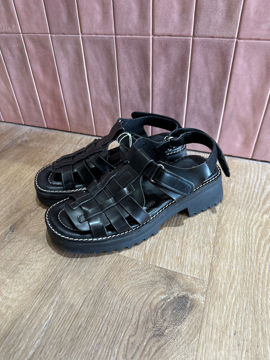Sandales noires Jonak T.38