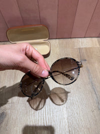 Lunettes marron et beige Longchamp Taille 03/09