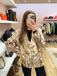 Chemise rose soie Momoni T.44