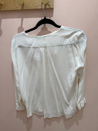 Blouse en soie blanche Sandro T.L