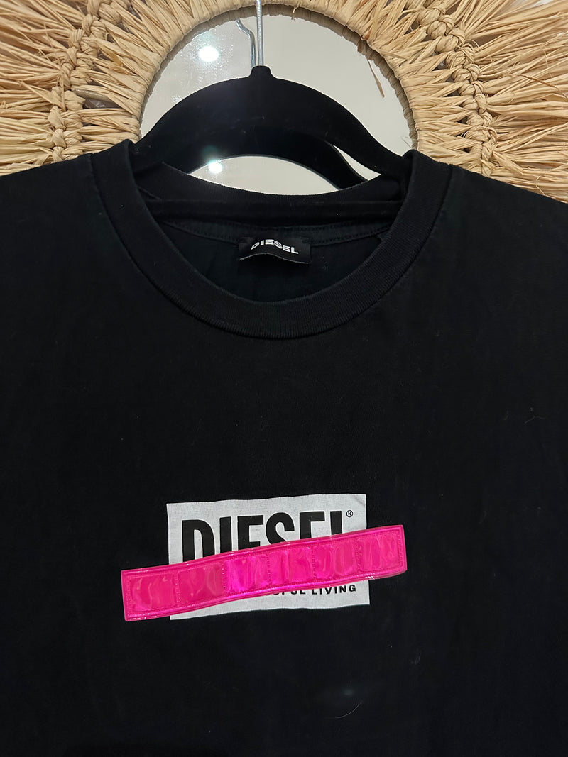 T-shirt noir Diesel t.s