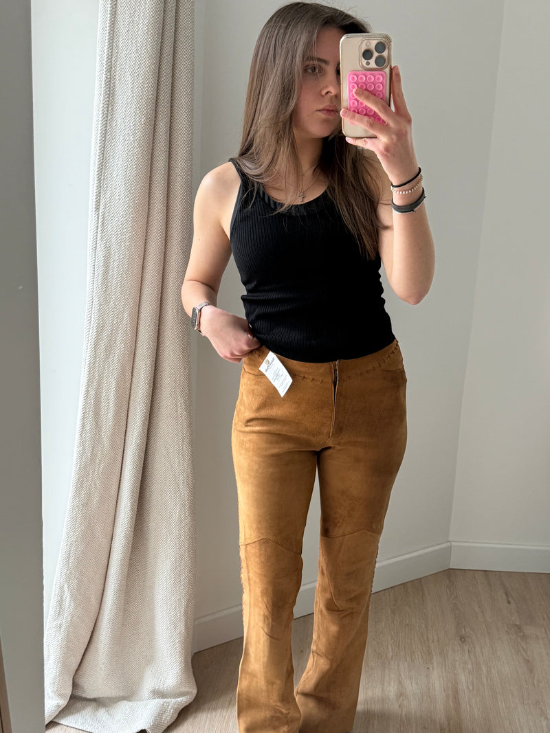 Pantalon Sylvie Schimmel marron T.36/38